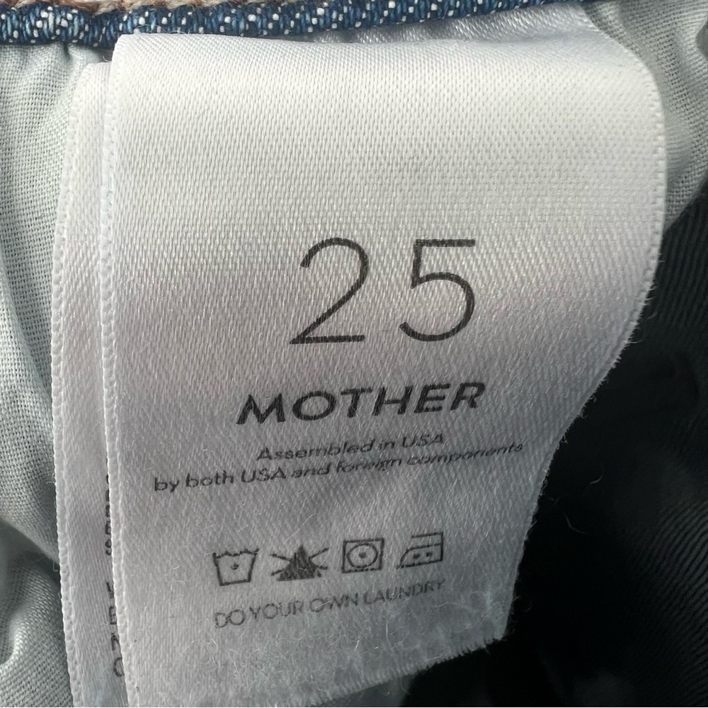 Mother Denim The‎ Insider Ankle in Bloom and Doom Jeans Medium Wash Size 25 - Picture 8 of 16